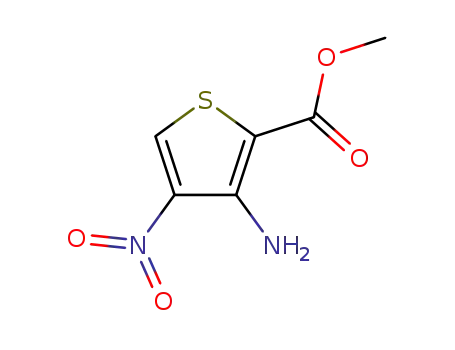 2-Thiophenecarboxylicacid,3-amino-4-nitro-,methylester(9CI)