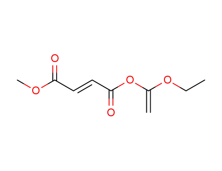 Molecular Structure of 209682-89-3 (1-ethoxyvinyl methyl fumarate)