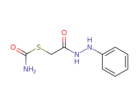 Molecular Structure of 5428-99-9 (S-[2-oxo-2-(2-phenylhydrazinyl)ethyl] carbamothioate)