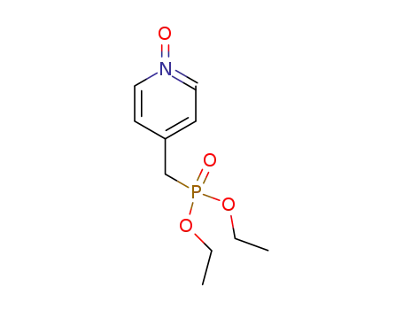 Molecular Structure of 35469-52-4 (Phosphonic acid, [(1-oxido-4-pyridinyl)methyl]-, diethyl ester)