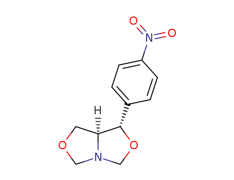 Molecular Structure of 133269-79-1 ((+)-(4S,5S)-1-(4'-nitrophenyl)-1-aza-3,7-dioxabicyclo<3.3.0>octane)