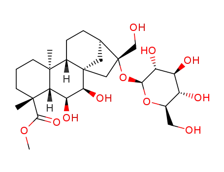 methyl ent-6α,7α,16β,17-tetrahydroxykauran-19-oate-16-O-β-D-glucopyranoside