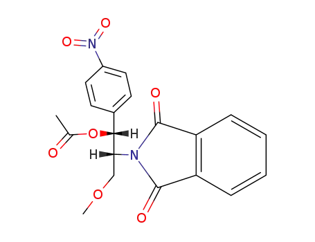 (1<i>RS</i>,2<i>RS</i>)-1-acetoxy-3-methoxy-1-(4-nitro-phenyl)-2-phthalimido-propane