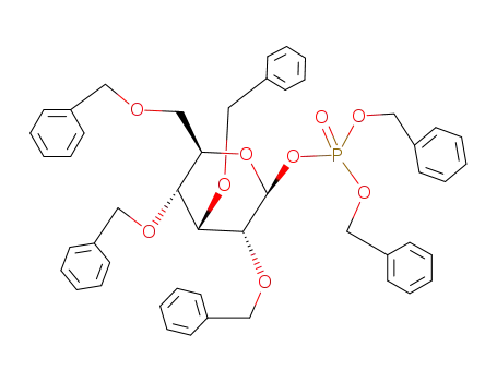 Dibenzyl(2,3,4,6-tetra-O-benzyl-β-D-glucopyranosyl)phosphat