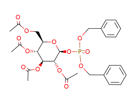dibenzyl (2,3,4,6-tetra-O-acetyl-β-D-glucopyranosyl) phosphate