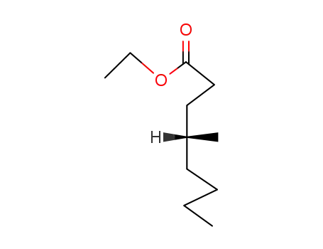 Molecular Structure of 16177-10-9 (Octanoic acid, 4-methyl-, ethyl ester, (4R)-)