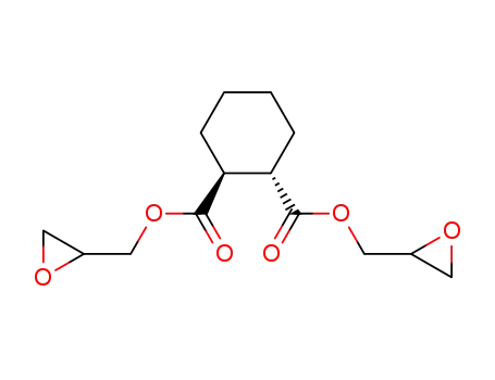 Molecular Structure of 27103-66-8 (1,2-Cyclohexanedicarboxylic acid, bis(oxiranylmethyl) ester, homopolymer)