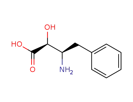 Molecular Structure of 76647-67-1 ((2S,3R)-3-AMINO-2-HYDROXY-4-PHENYL-BUTYRIC ACID)