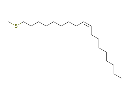 Molecular Structure of 143262-31-1 (9-Octadecene, 1-(methylthio)-, (Z)-)