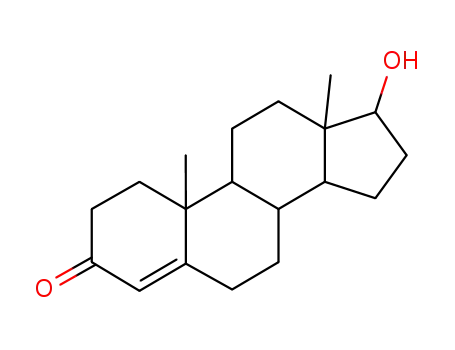 Molecular Structure of 1221910-14-0 (17-Hydroxy-10,13-dimethyl-1,2,6,7,8,9,10,11,12,13,14,15,16,17-tetradecahydro-cyclopenta[a]phenanthren-3-one)