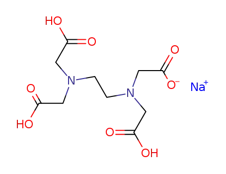 Molecular Structure of 17421-79-3 (sodium trihydrogen ethylenediaminetetraacetate)