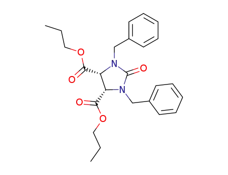 (4S,5R)-1,3-Dibenzyl-2-oxo-imidazolidine-4,5-dicarboxylic acid dipropyl ester