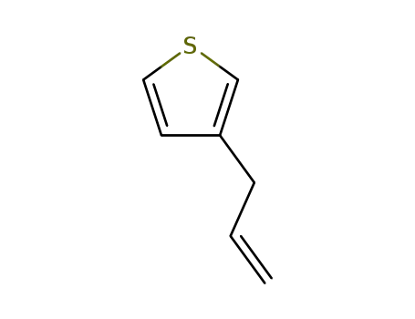 Molecular Structure of 33934-92-8 (Thiophene, 3-(2-propenyl)-)