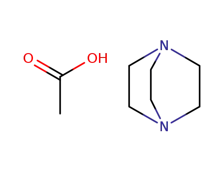 Molecular Structure of 51390-22-8 (1,4-diazoniabicyclo[2.2.2]octane diacetate)