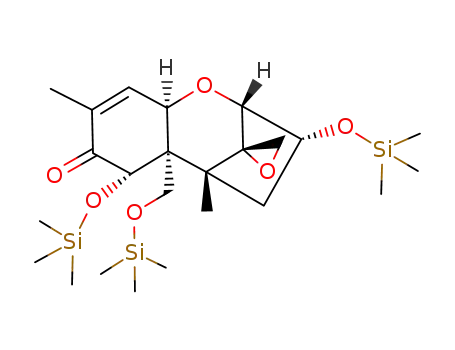 Molecular Structure of 119649-05-7 (tris(trimethylsilyl)ether of deoxynivalenol)
