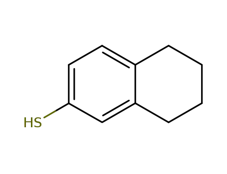 Molecular Structure of 24634-91-1 (5,6,7,8-tetrahydronaphthalene-2-thiol)