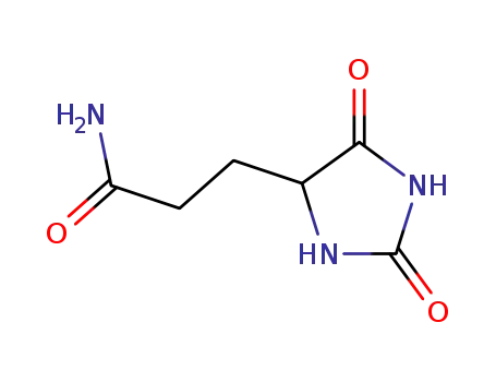 Molecular Structure of 69489-32-3 (DL-5-carbamylethylhydantoin)