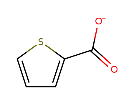 Molecular Structure of 20897-85-2 (2-THIOPHENECARBOXYLIC ACID,ION(1-))