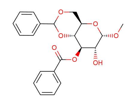 METHYL-3-O-BENZOYL-4,6-O-BENZYLIDENE-ALPHA-D-GLUCOPYRANOSIDE
