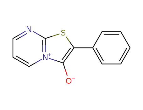 Molecular Structure of 43091-22-1 (2-phenylthiazolo<3.2-a>pyrimidinium 3-oxide)