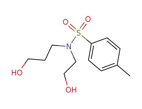 Molecular Structure of 6965-77-1 (N-(2-hydroxyethyl)-N-(3-hydroxypropyl)-p-toluenesulphonamide)