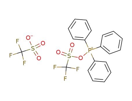 Molecular Structure of 55153-67-8 (triphenylphosphine ditriflate)