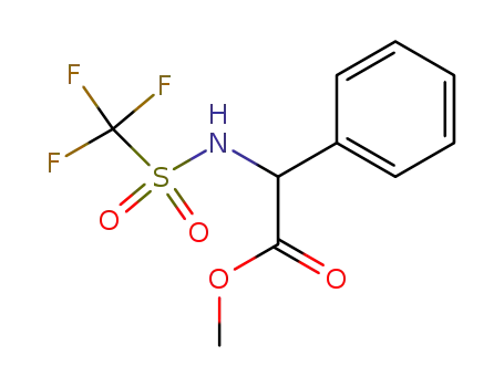 methyl 2-phenyl-2-((trifluoromethyl)sulfonamido)acetate