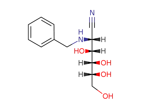 2-benzylamino-2-deoxy-D-mannononitrile