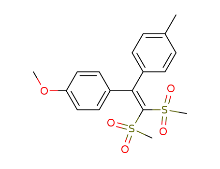 1,1-bis(methylsulphonyl)-2-(p-methylphenyl)-2-(p-methoxyphenyl)ethylene