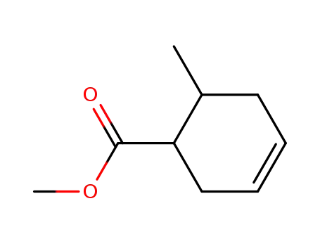 Molecular Structure of 62266-63-1 (methyl 6-methylcyclohex-3-ene-1-carboxylate)