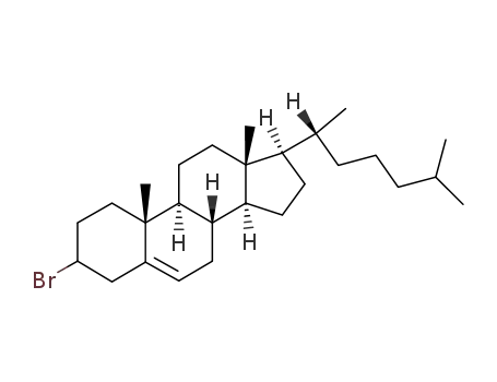 Molecular Structure of 516-91-6 (CHOLESTERYL BROMIDE)