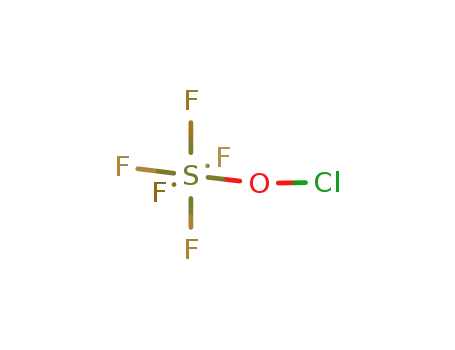 Molecular Structure of 22675-70-3 (pentafuorosulfanyl hypochlorite)