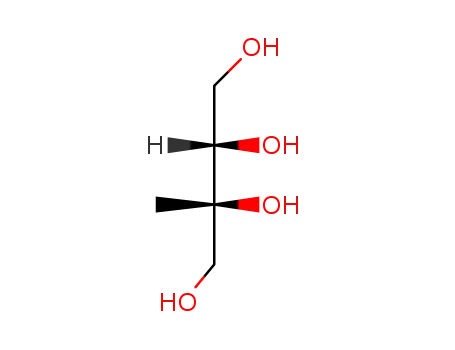 Molecular Structure of 42933-13-1 (2-methylbutane-1,2,3,4,-tetrol)