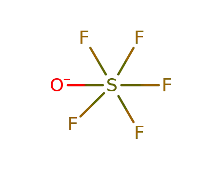 Molecular Structure of 17023-34-6 (F<sub>5</sub>OS<sup>(1-)</sup>)