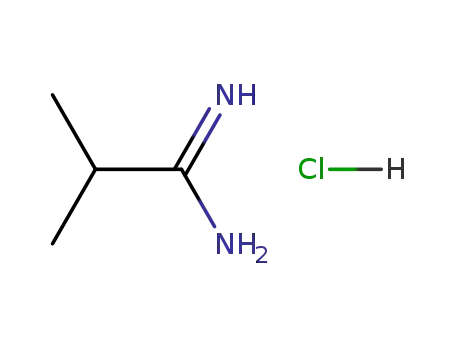 Molecular Structure of 22007-68-7 (2-METHYLPROPANIMIDAMIDE HYDROCHLORIDE)