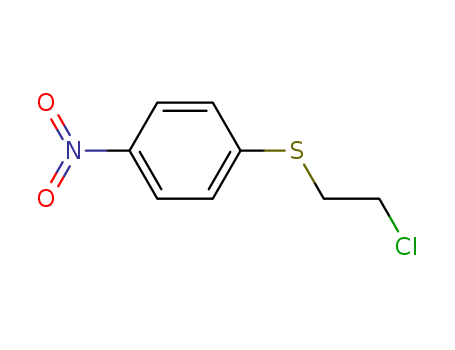 Benzene,1-[(2-chloroethyl)thio]-4-nitro- cas  5535-73-9
