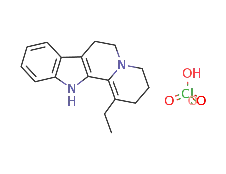 1-ethyl-2,3,4,6,7,12-hexahydro-indolo(2,3-a)quinolizinium perchlorate