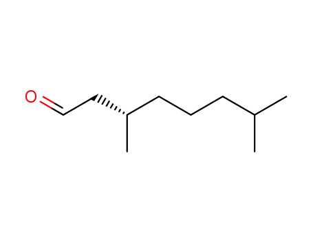 Molecular Structure of 81738-03-6 ((S)-3,8-Dimethyloctanal)