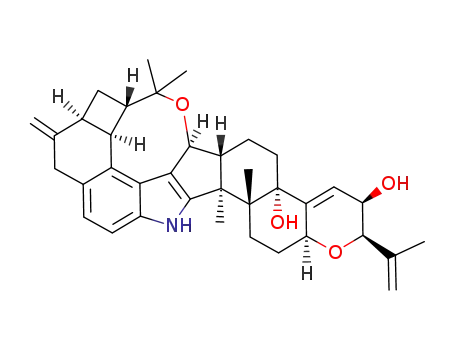 Molecular Structure of 78213-64-6 (Penitrem D)