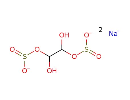 Molecular Structure of 39003-51-5 (Glyoxal Bis(sodium bisulfite))