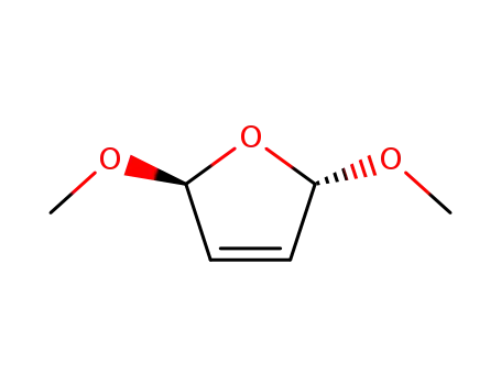 Molecular Structure of 5143-08-8 (Furan, 2,5-dihydro-2,5-dimethoxy-, trans-)