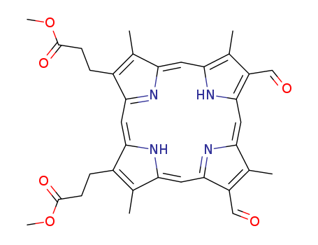 Methyl 3-[8,13-diformyl-18-(3-methoxy-3-oxopropyl)-3,7,12,17-tetramethyl-22,23-dihydroporphyrin-2-yl]propanoate