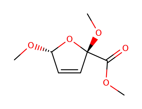 Molecular Structure of 103752-26-7 ((E)-methyl 2,5-dimethoxy-2,5-dihydro-2-furancarboxylate)