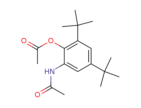 2-acetylamino-4,6-di-t-butylphenyl acetate