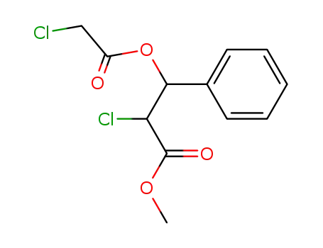 methyl erythro-2-chloro-3-chloroacetoxy-3-phenylpropanoate