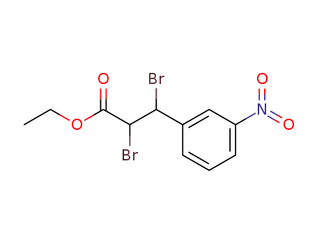 ethyl 2,3-dibromo-3-(3-nitrophenyl)propanoate