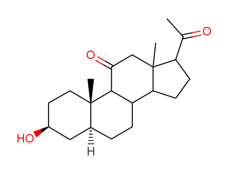 Pregnane-11,20-dione,3-hydroxy-, (3b,5a)- cas  600-59-9