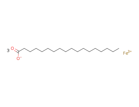 Octadecanoic acid,iron(3+) salt (3:1)