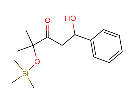 3-Pentanone, 1-hydroxy-4-methyl-1-phenyl-4-[(trimethylsilyl)oxy]-
