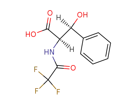 (2<i>RS</i>,3<i>SR</i>)-3-hydroxy-3-phenyl-2-(2,2,2-trifluoro-acetylamino)-propionic acid